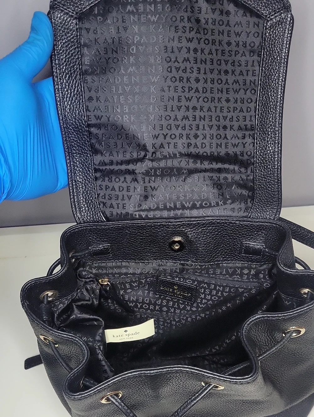 Kate Spade Mulberry Street Small Breezy Black Backpack